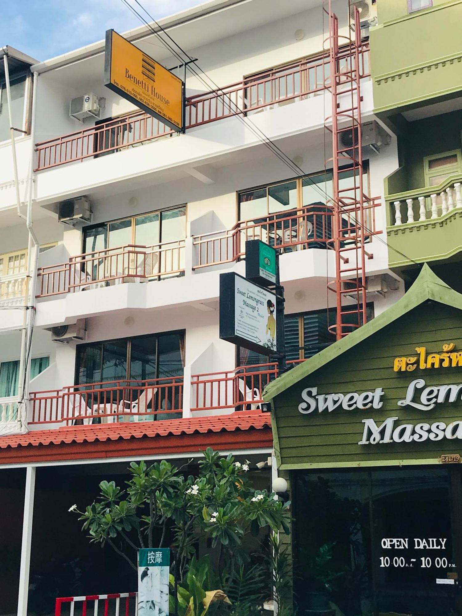 Hostel Benetti House Patong Exterior foto